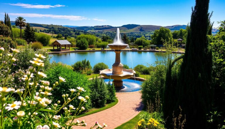 Garden water features